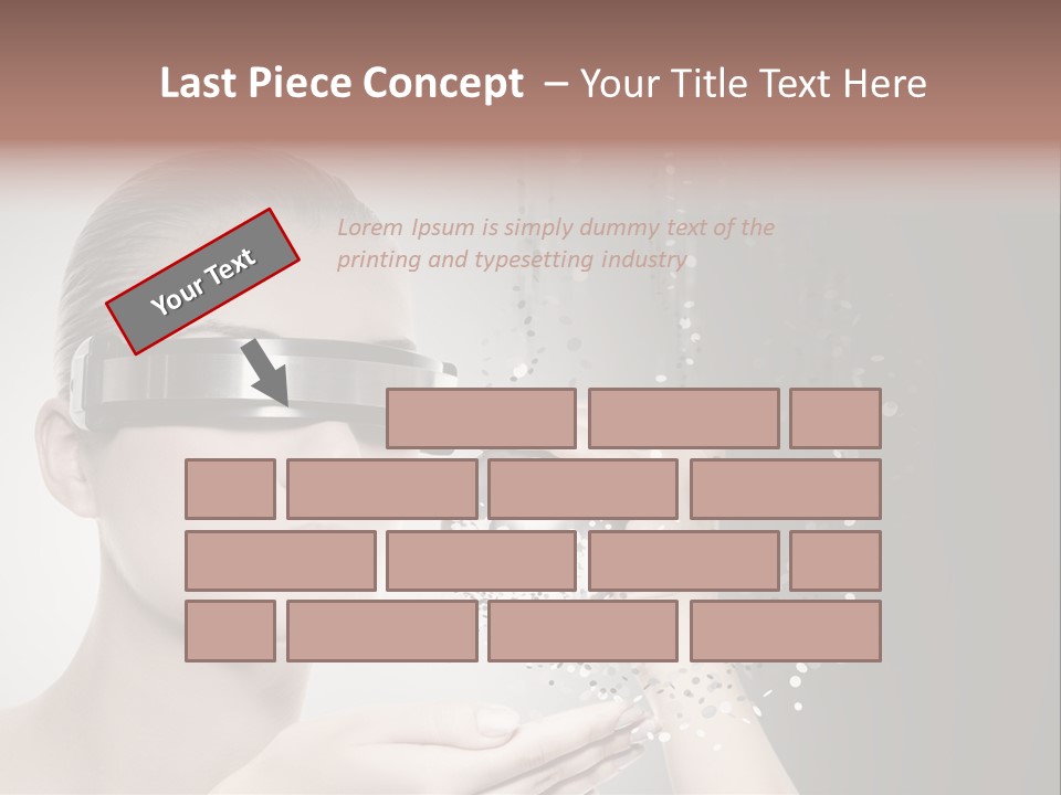 Female Robot PowerPoint Template