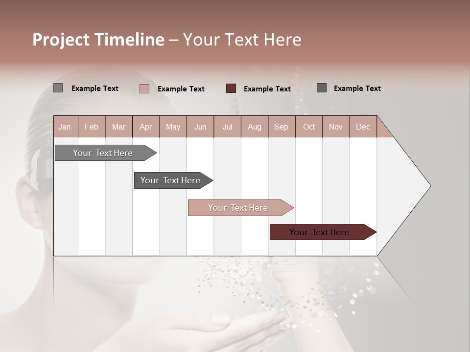 Female Robot PowerPoint Template