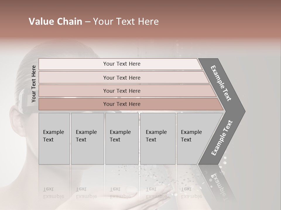 Female Robot PowerPoint Template