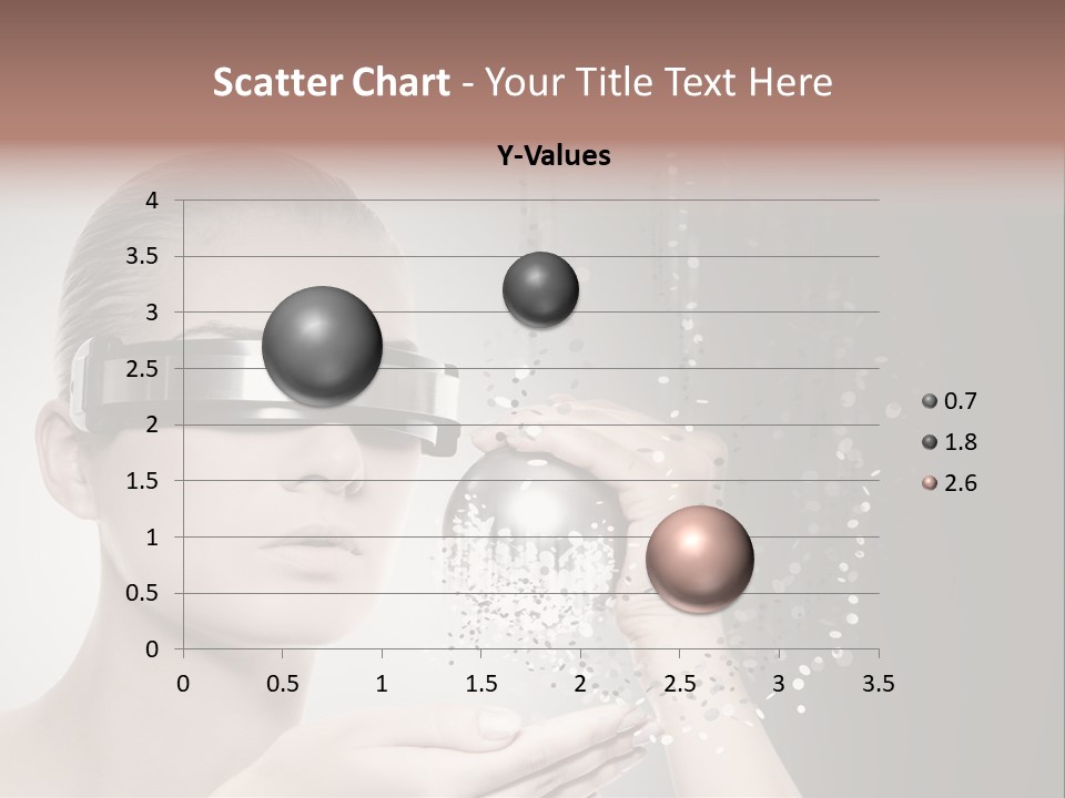 Female Robot PowerPoint Template
