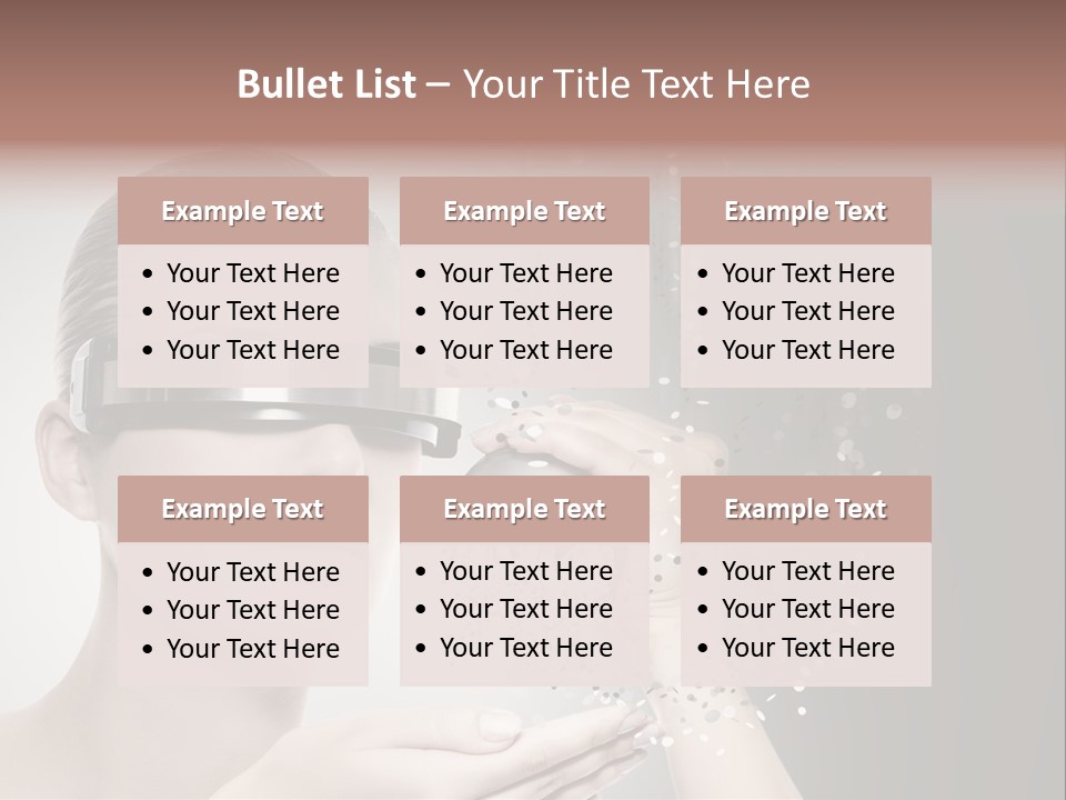 Female Robot PowerPoint Template