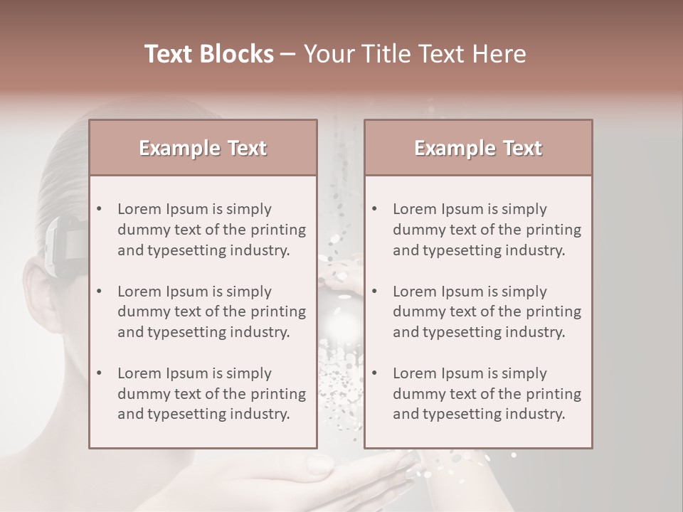 Female Robot PowerPoint Template