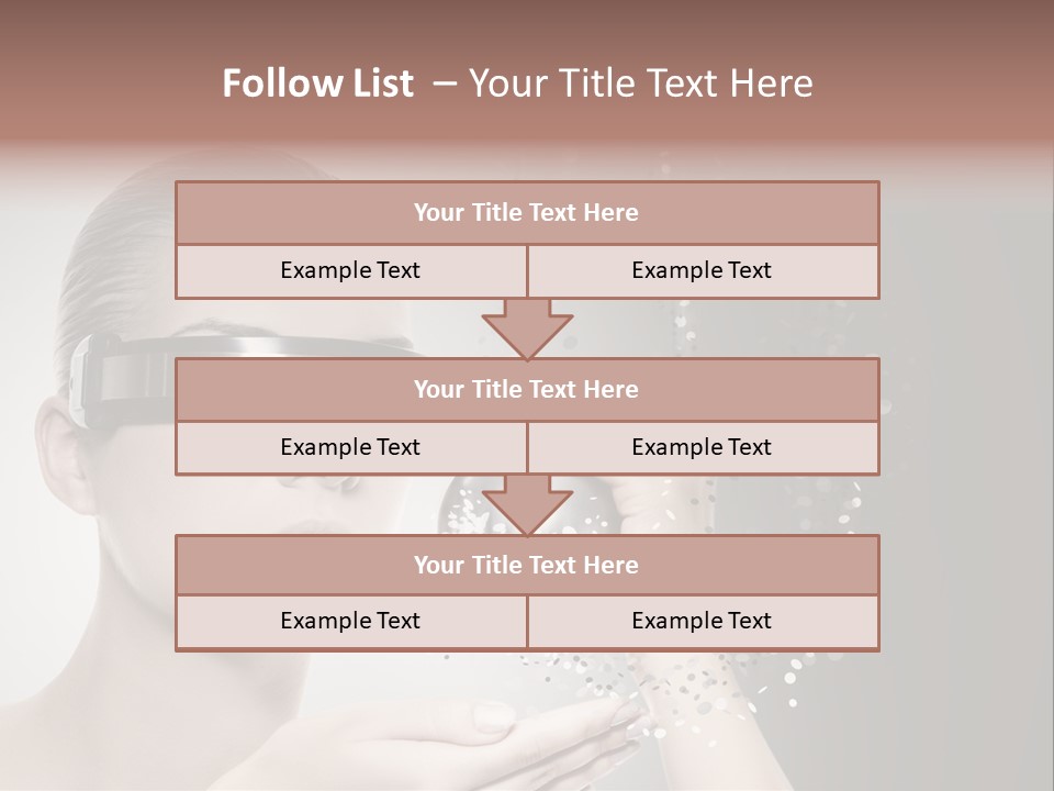 Female Robot PowerPoint Template