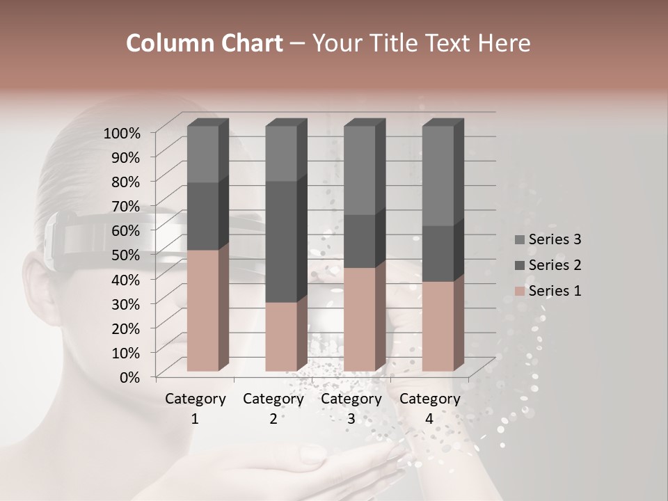 Female Robot PowerPoint Template