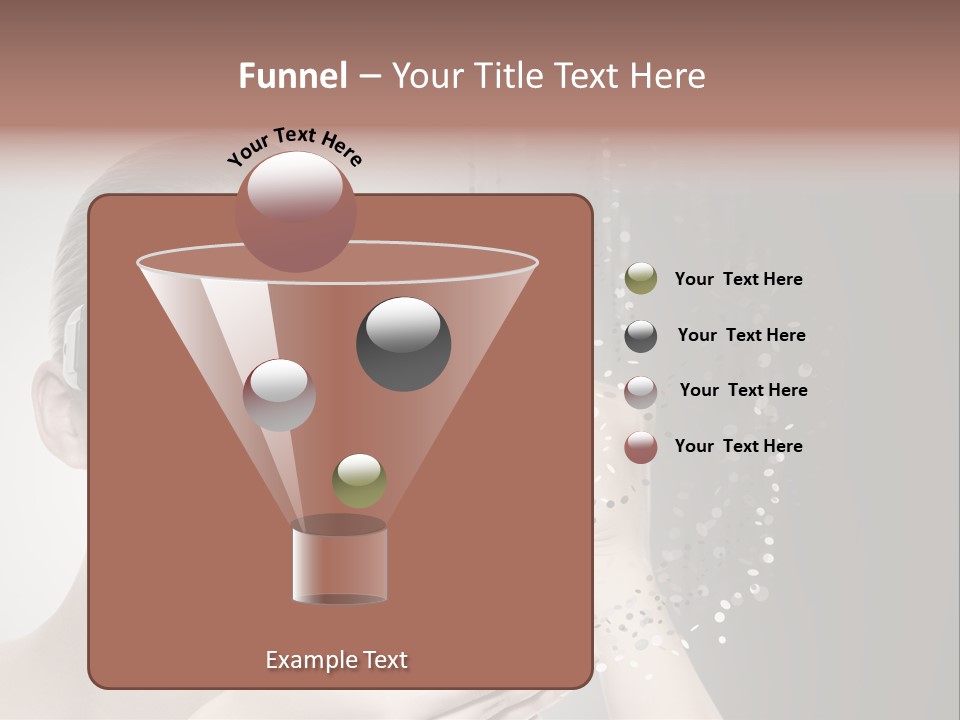 Female Robot PowerPoint Template