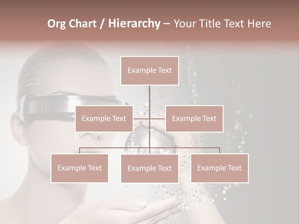 Female Robot PowerPoint Template
