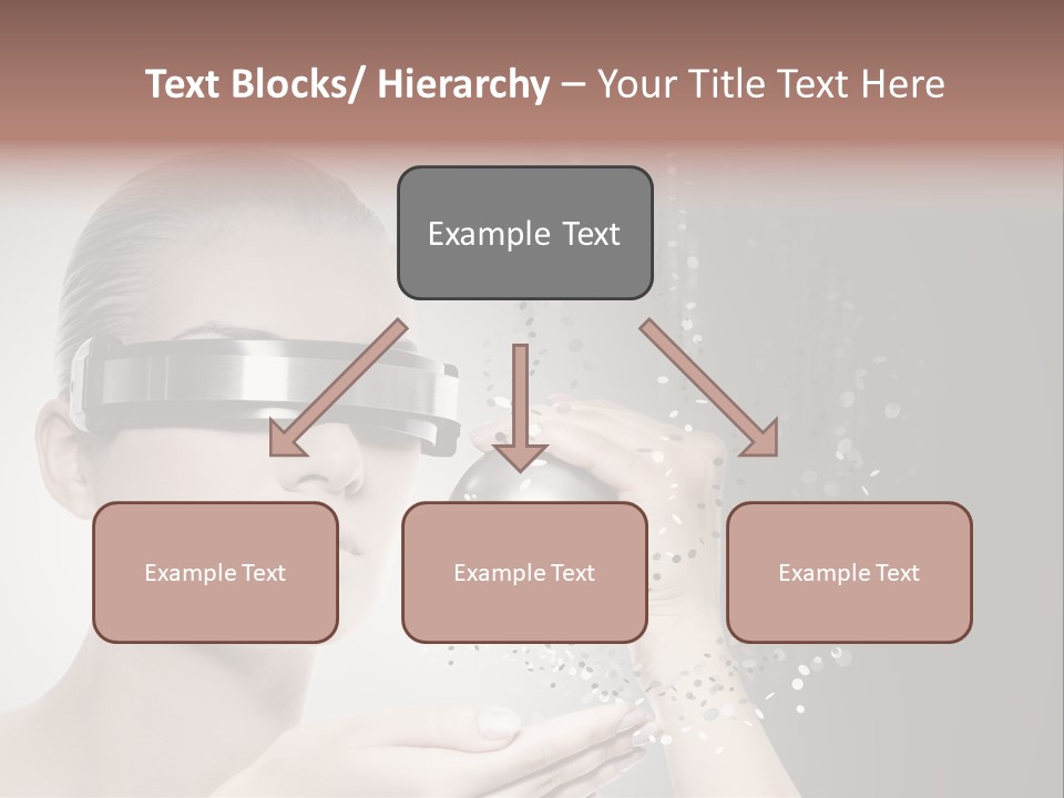 Female Robot PowerPoint Template