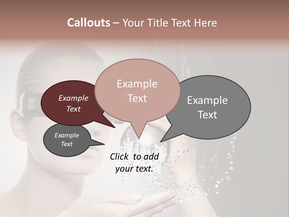 Female Robot PowerPoint Template