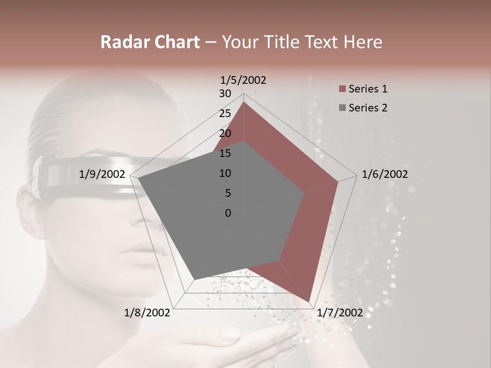 Female Robot PowerPoint Template