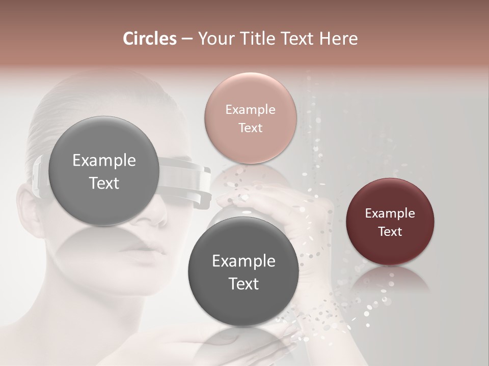 Female Robot PowerPoint Template