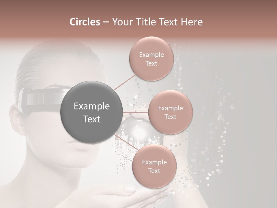 Female Robot PowerPoint Template