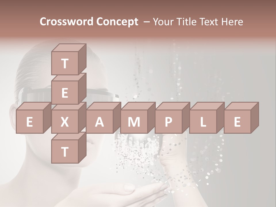 Female Robot PowerPoint Template