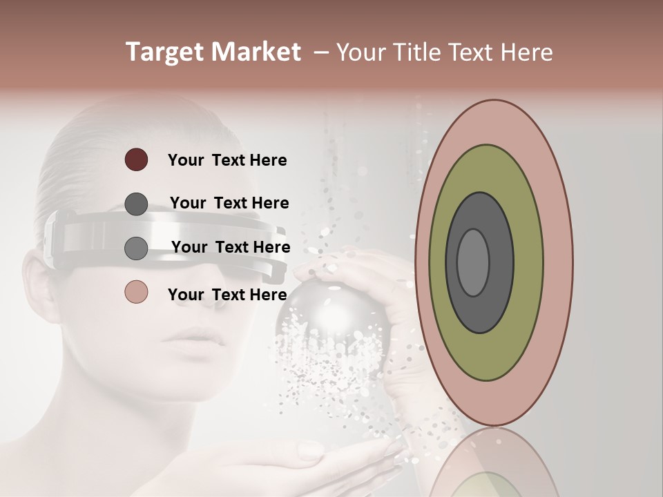 Female Robot PowerPoint Template