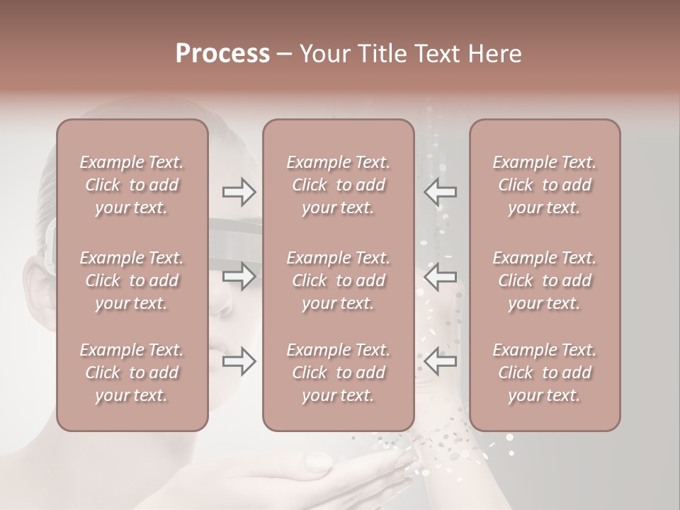Female Robot PowerPoint Template