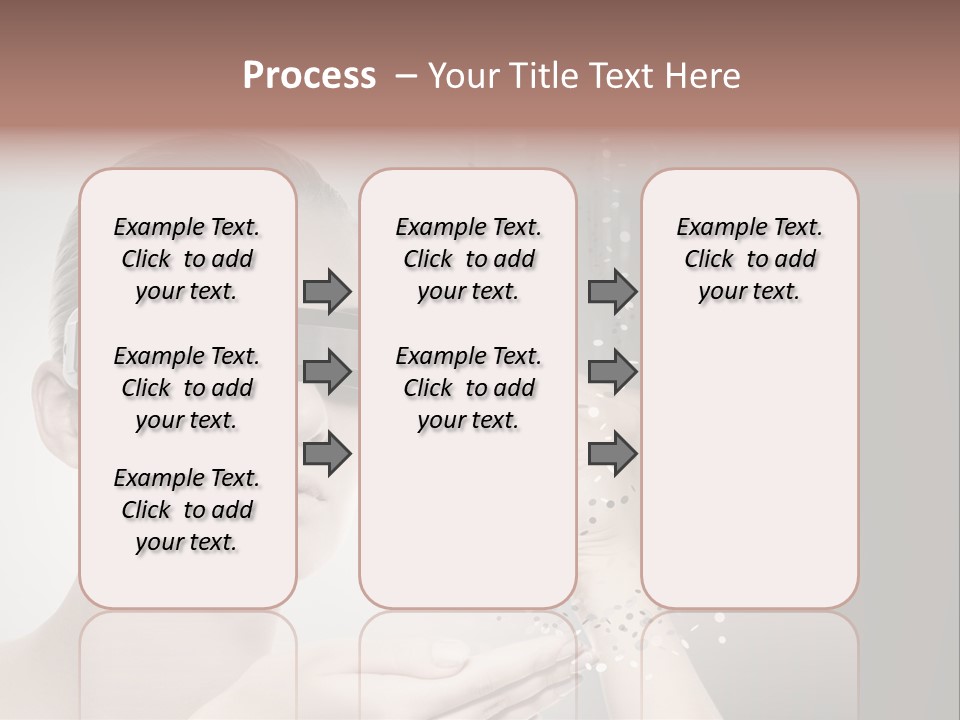 Female Robot PowerPoint Template