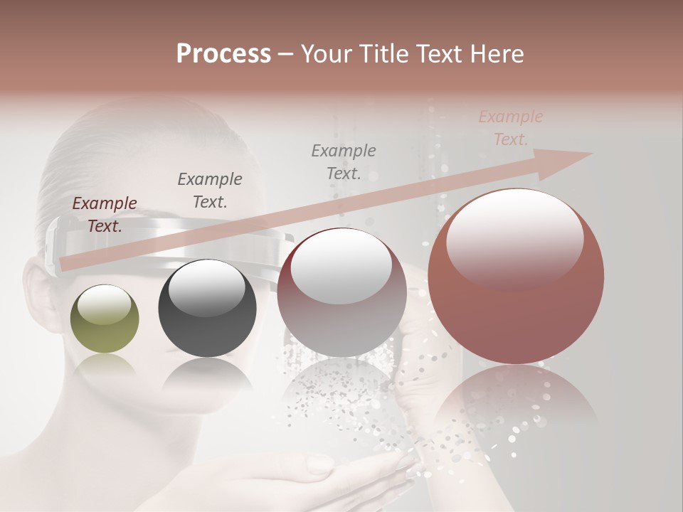 Female Robot PowerPoint Template