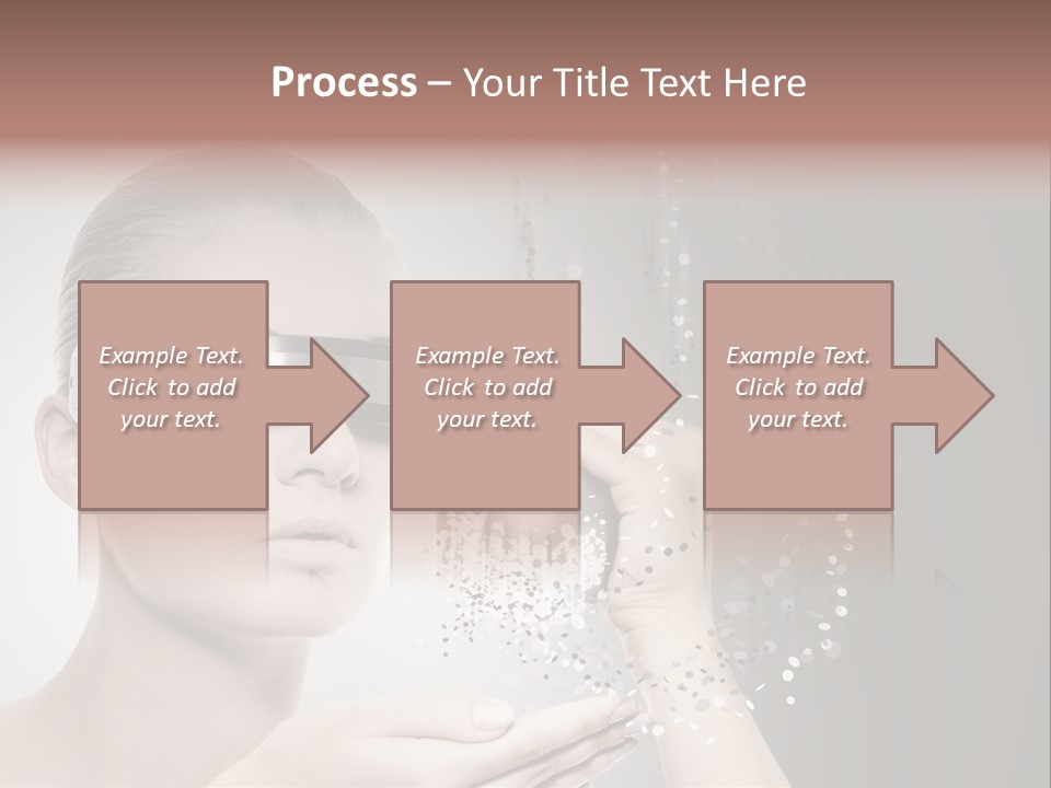 Female Robot PowerPoint Template