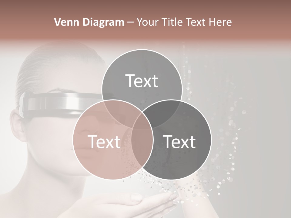 Female Robot PowerPoint Template