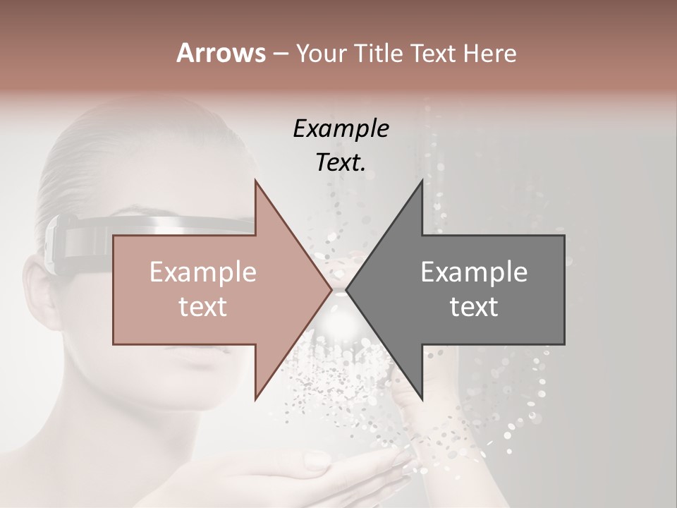 Female Robot PowerPoint Template