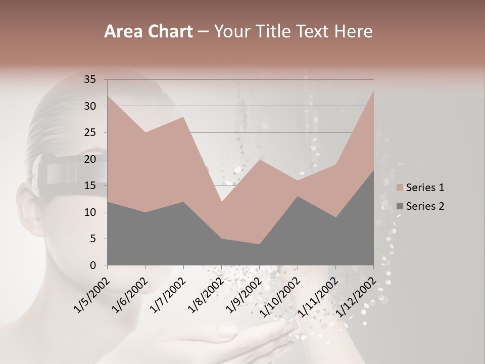 Female Robot PowerPoint Template