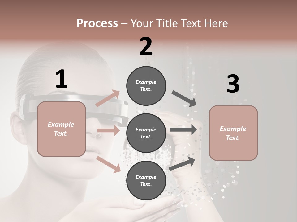 Female Robot PowerPoint Template