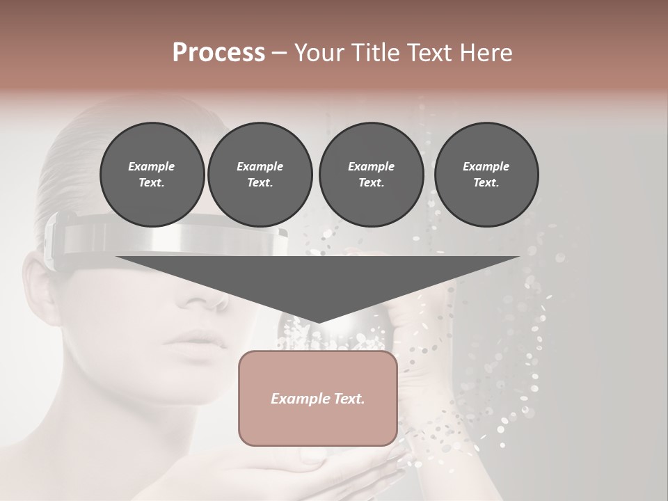Female Robot PowerPoint Template