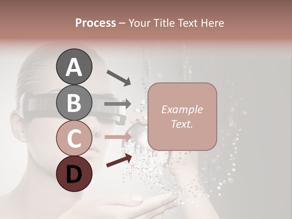 Female Robot PowerPoint Template