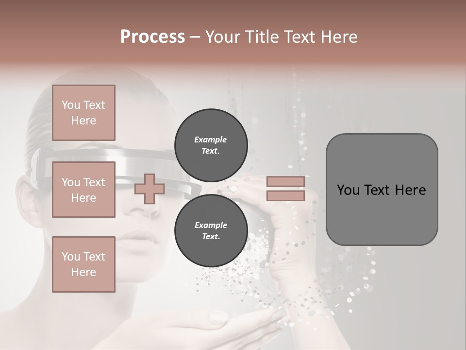 Female Robot PowerPoint Template