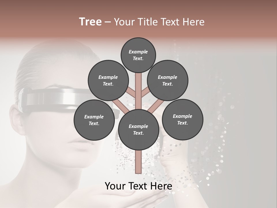 Female Robot PowerPoint Template