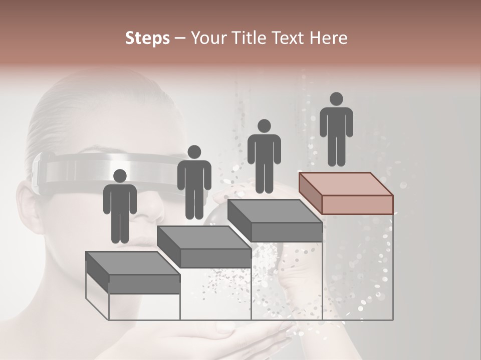 Female Robot PowerPoint Template