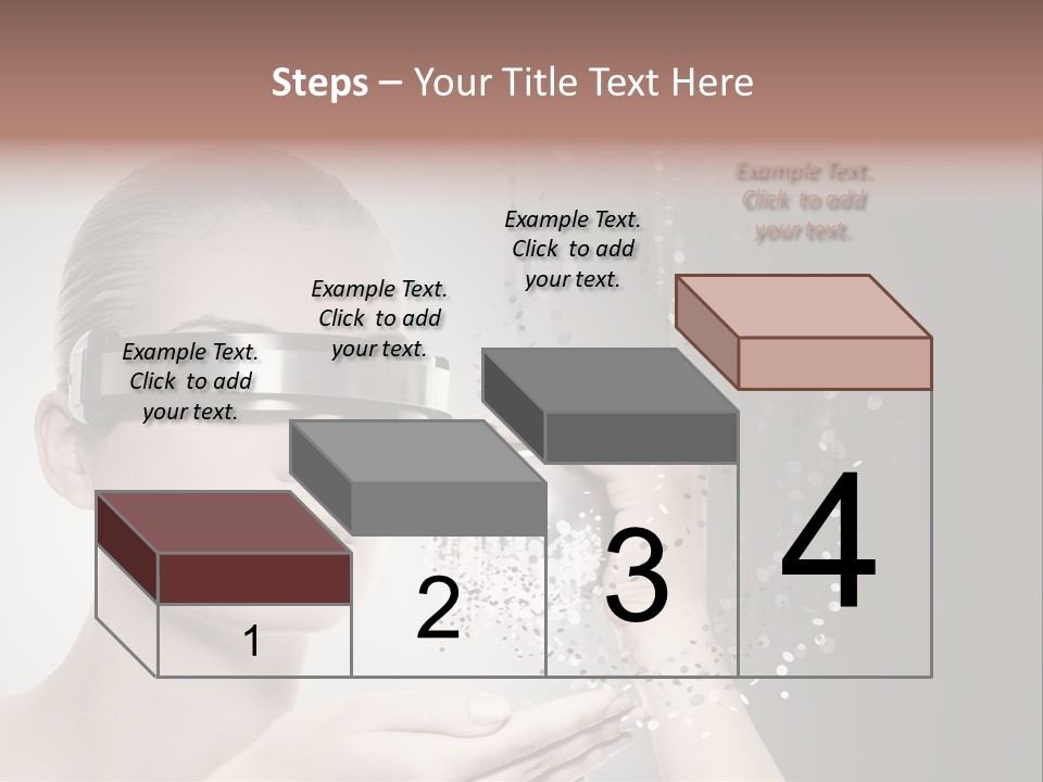 Female Robot PowerPoint Template