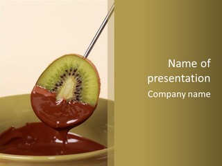 Fruits Fondue PowerPoint Template