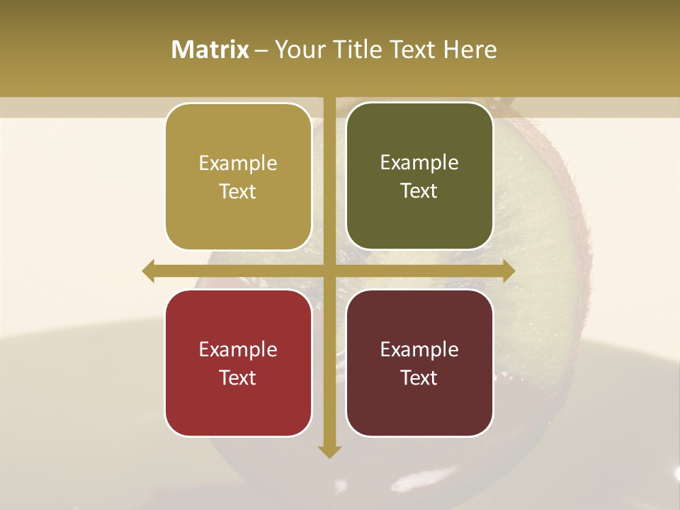 Fruits Fondue PowerPoint Template