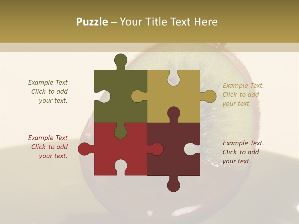 Fruits Fondue PowerPoint Template