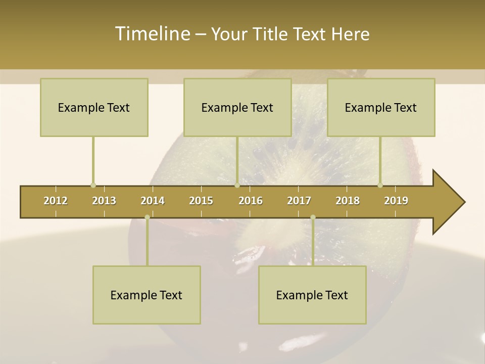 Fruits Fondue PowerPoint Template