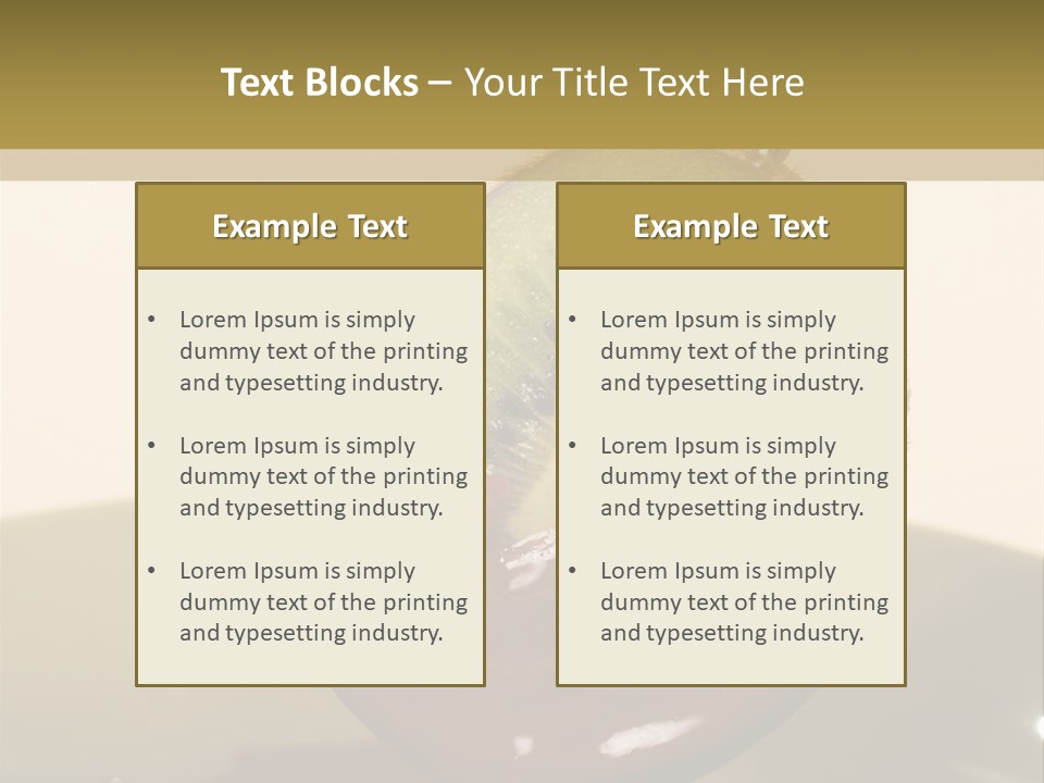 Fruits Fondue PowerPoint Template