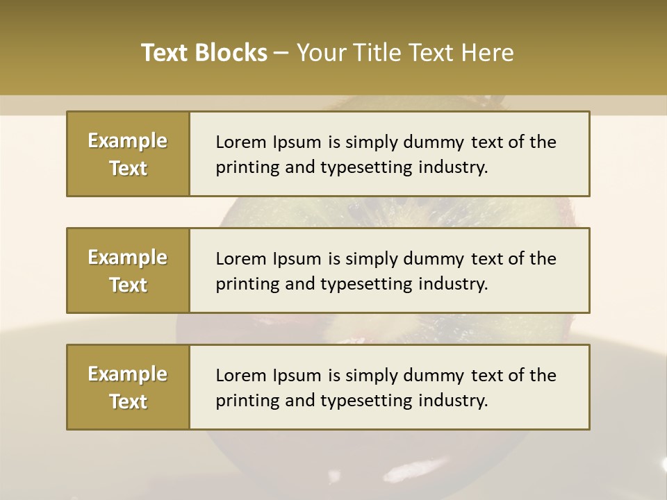 Fruits Fondue PowerPoint Template