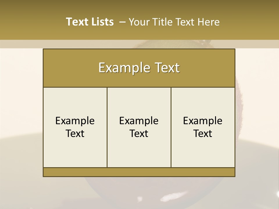 Fruits Fondue PowerPoint Template