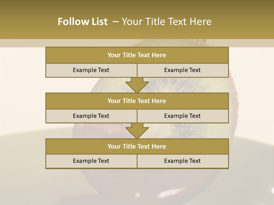 Fruits Fondue PowerPoint Template
