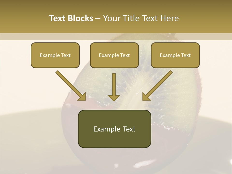 Fruits Fondue PowerPoint Template