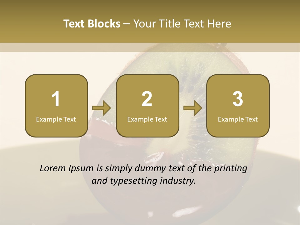 Fruits Fondue PowerPoint Template