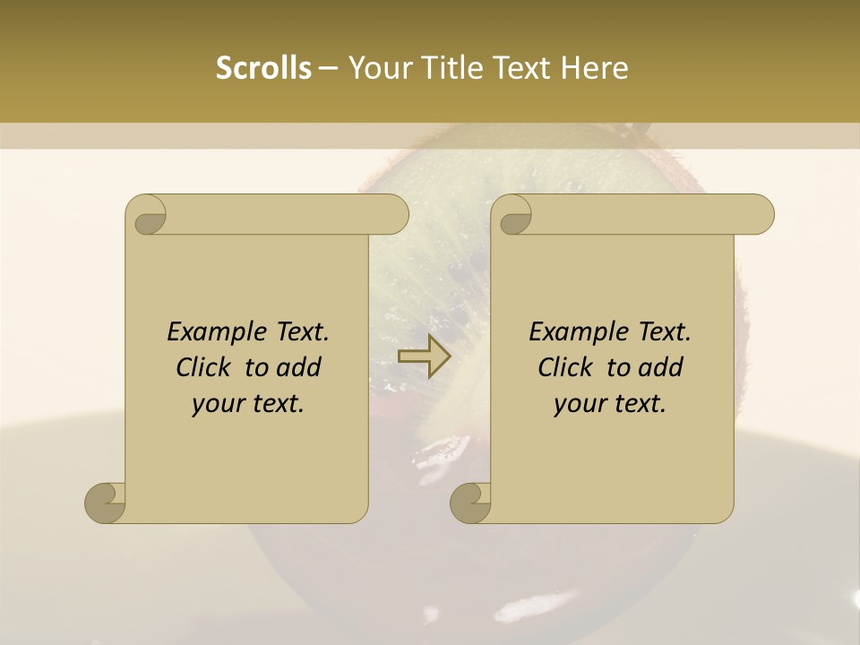 Fruits Fondue PowerPoint Template