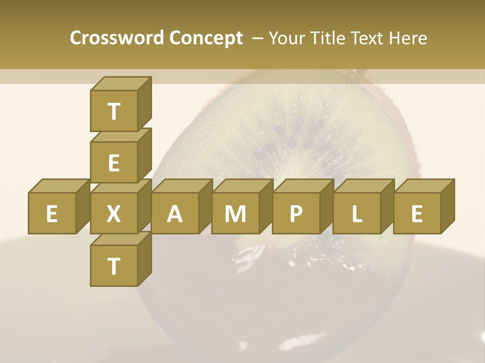 Fruits Fondue PowerPoint Template