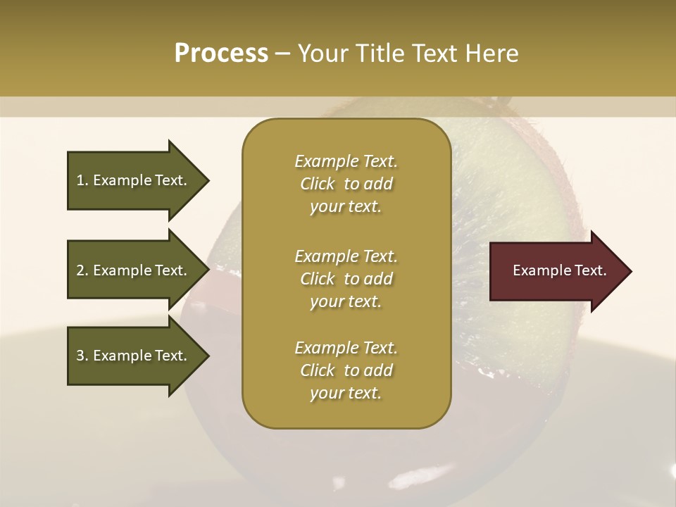 Fruits Fondue PowerPoint Template