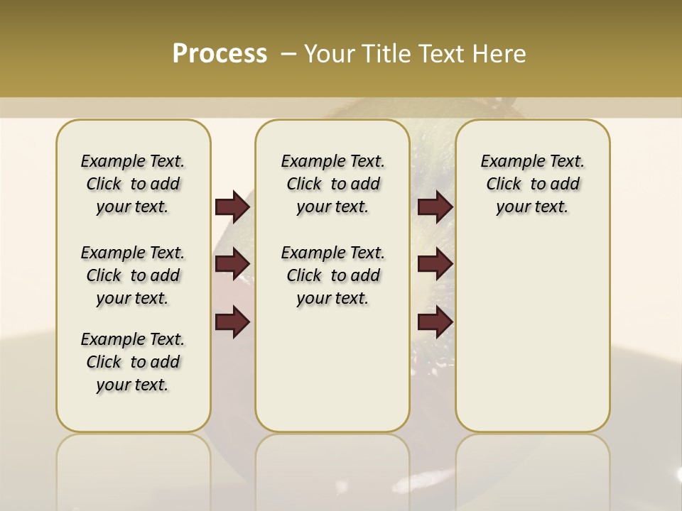 Fruits Fondue PowerPoint Template