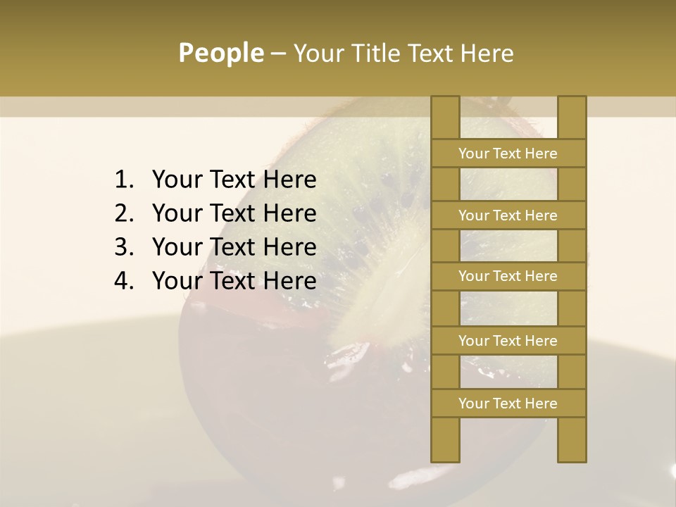 Fruits Fondue PowerPoint Template