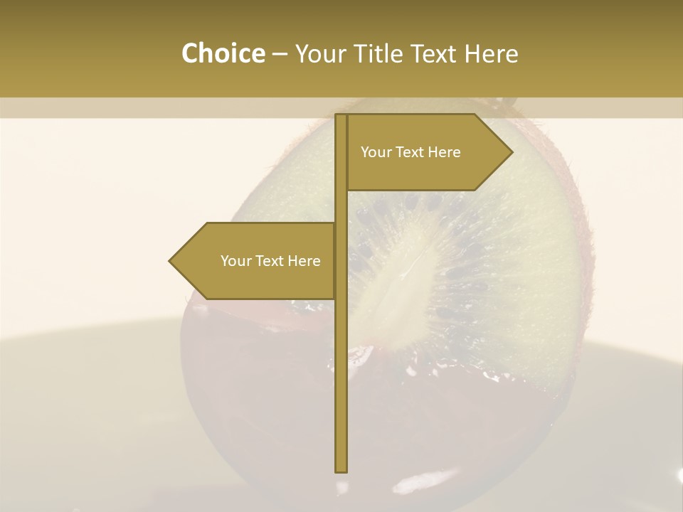 Fruits Fondue PowerPoint Template