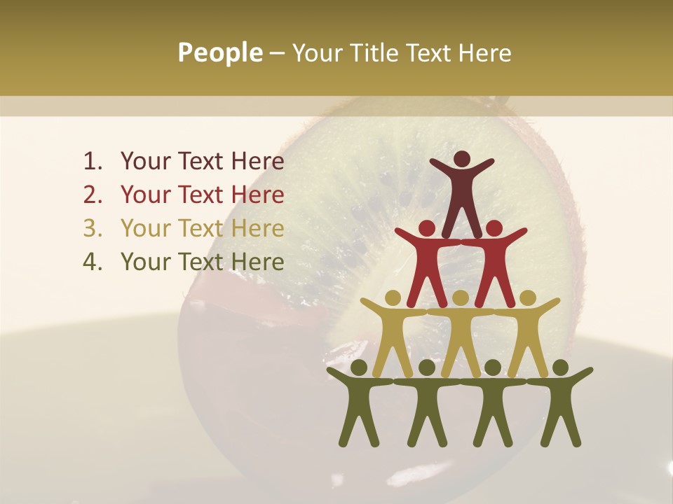 Fruits Fondue PowerPoint Template
