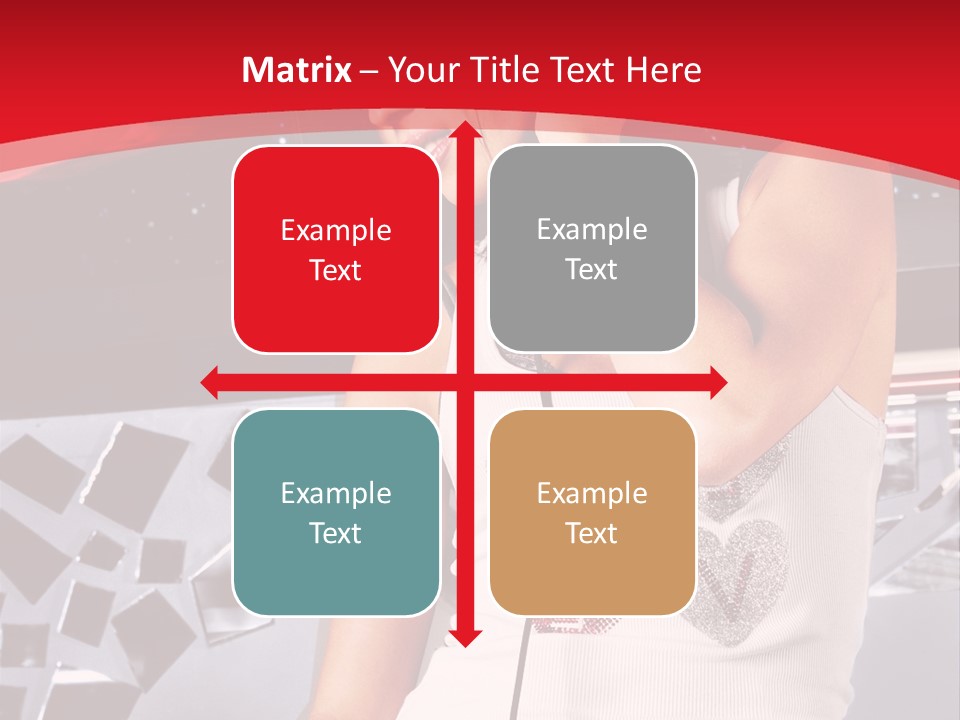 Girl Dj PowerPoint Template