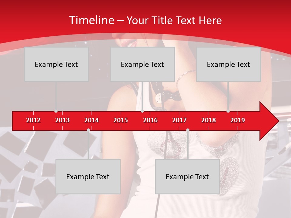 Girl Dj PowerPoint Template